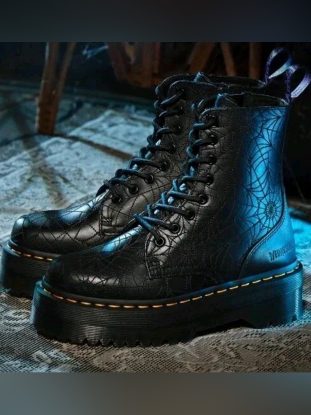 Dr. Martens x Wednesday Spiderweb Jadon Boot *SOLD OUT on site*